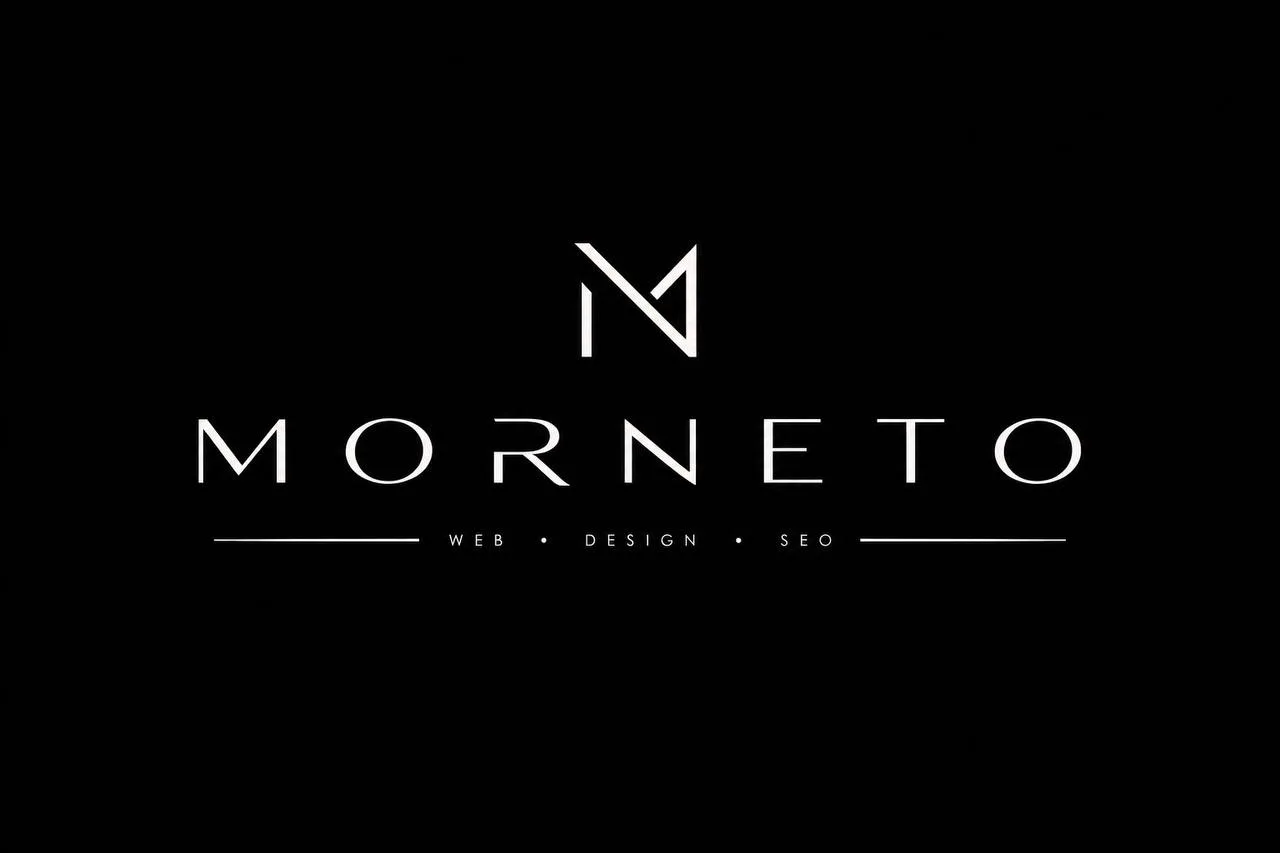 Morneto logo on a dark background