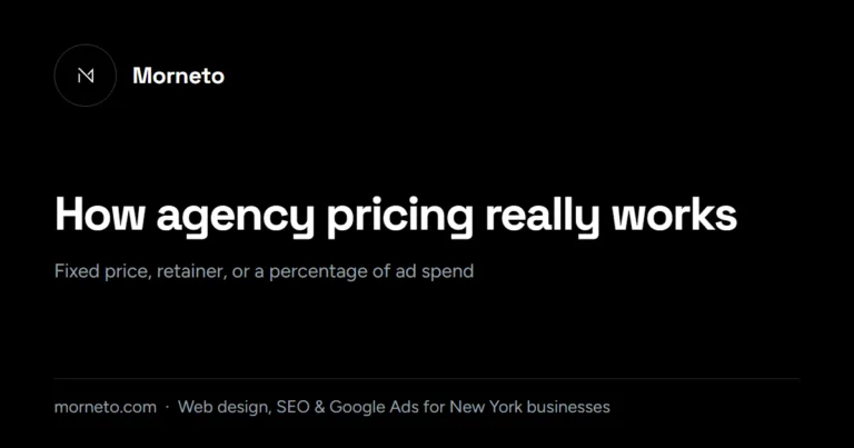 Agency pricing explained: fixed price, retainer, percentage of ad spend or hourly