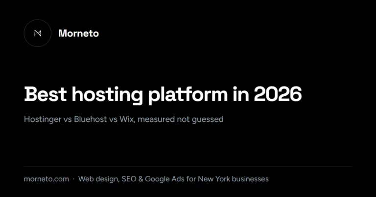 Best hosting platform for a website in 2026: the three biggest compared, the domain name, and DIY versus help for New York businesses