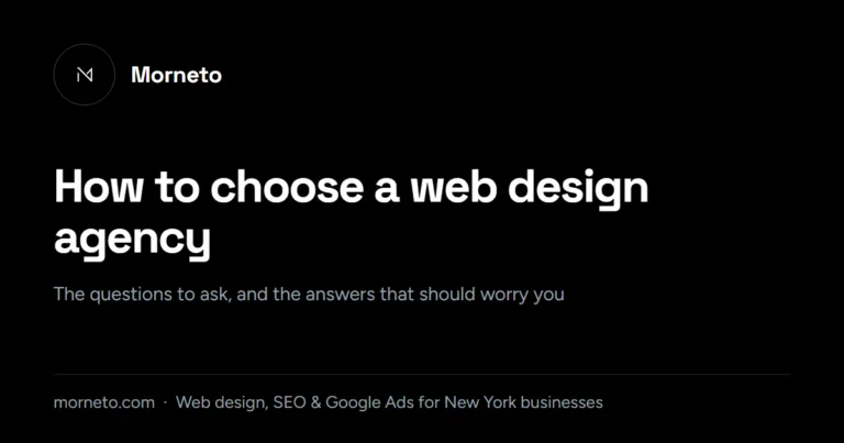 How to choose a web design agency that actually works with a small business