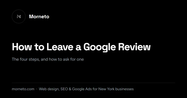 How to leave a Google review, step by step
