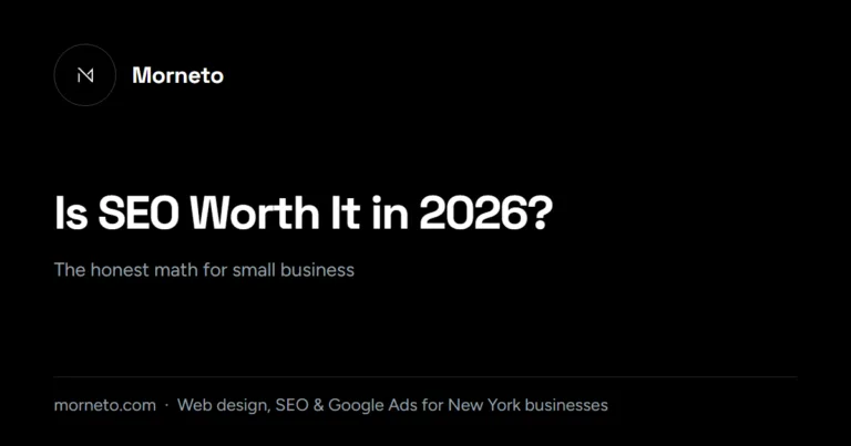 Is SEO worth it in 2026: the honest break-even math for small business