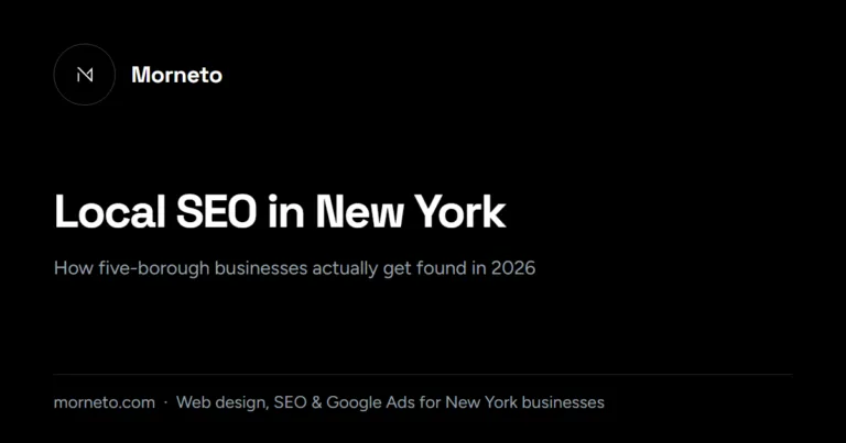 Local SEO New York guide by Morneto