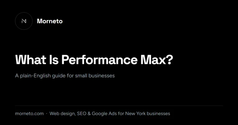 What is Performance Max - plain-English guide card