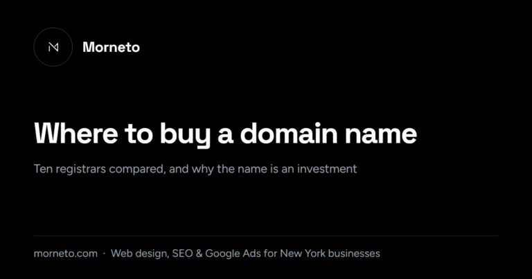 Where to buy a domain name in 2026: 10 registrars compared, and why the name is a long-term investment